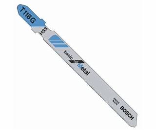 Pilový plátek do kmitací pily T 118 G - Basic for Metal -...