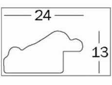 Walther Lounge zlata 20x30 plast JA030G