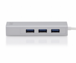 DIGITUS USB Typ C 3.0 Hub s Gigabit Ethernet