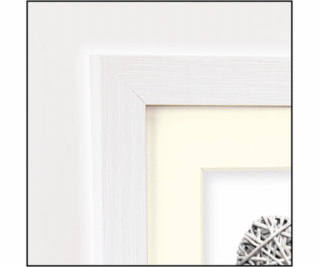 ZEP Regent 4 Passepartout  20x30 drevo ram obrazu biela V...