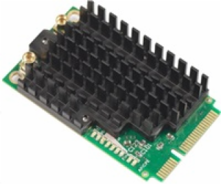 MikroTik R11e-2HPnD, mini-PCIe karta, 802.11b/g/n, MMCX