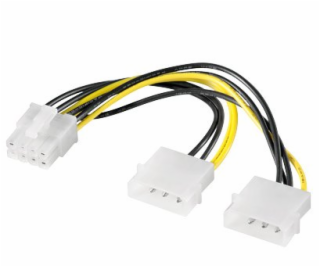 PREMIUMCORD Napájecí redukce 2x MOLEX PCI-e 8pin