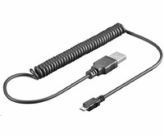 PREMIUMCORD Kabel USB 2.0 A - Micro B propojovací 1m, kro...