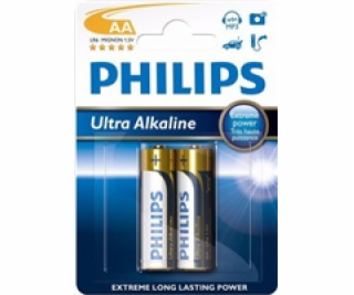 Philips batérie AA ExtremeLife +, alkalická - 2ks
