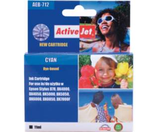 ActiveJet Ink cartridge Eps T0712 D78/DX6000/DX6050 Cyan ...
