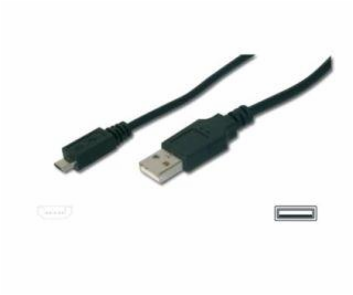 Digitus AK-300100-018-S USB A/samec na A/samec, Meď, 1,8m...