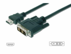 DIGITUS HDMI adapter cable Typ A-DVI(18+1) 2m