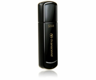 TRANSCEND USB Flash Disk JetFlash®350, 32GB, USB 2.0, Bla...