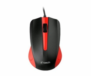 C-TECH WM-01R myš, červená, USB