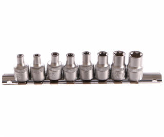 Hlavice nástrčné TORX 3/8", sada 7ks, 4-14mm, CrV, GEKO