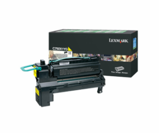 TONER LEXMARK C792 Yellow Extra High Yield Return Program...