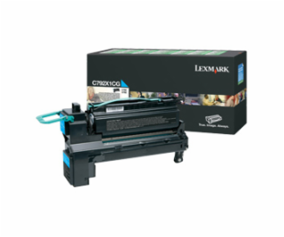 TONER LEXMARK C792 Cyan Extra High Yield Return Program P...