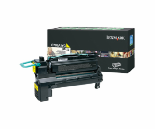 C792, X792 Yellow Return Program Print Cartridge (6K)