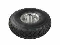 GEKO Gumové kolo do vozíku, 280x85 mm - Nafukovacie koleso s ložiskami, otvor 20 mm, priemer 28 cm, šírka 8,5 cm, sivé