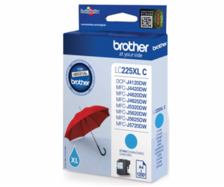 Brother LC-225 XLC azurova