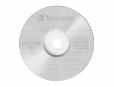 1x5 Verbatim DVD-RW 4,7GB 4x Speed, Jewel Case