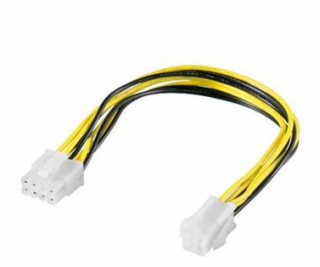 PREMIUMCORD Redukce napájení 8 pin/Female zdroj na P4 4pi...