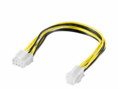 PREMIUMCORD Redukce napájení 8 pin/Female zdroj na P4 4pin/Male
