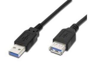 PremiumCord USB 3.0 predlžovací AA čierny 1m