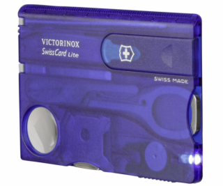 Victorinox SWISSCARD LITE modra transparent