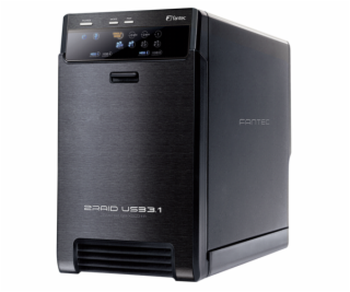 Fantec QB-X2U31R cierna 2 x 3,5 SATA Raid HDD USB 3.1