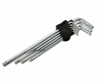 GEKO L-kľúče TORX, sada 9ks, T15-T55, 260mm 
