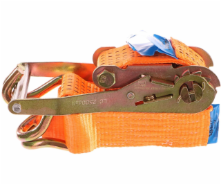 Popruh upínací s ERGO ráčnou a hákem, 2m/2T/40mm, GEKO