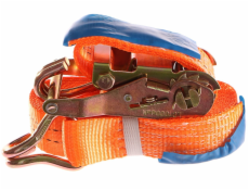 Popruh upínací s ERGO ráčnou a hákem, 8m/2T/35mm, GEKO