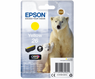 Atrament Epson Singlepack Yellow 26 Claria Premium Ink 4,...