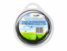 Struna do sekačky, 2,4mm, 15m, zvlněný profil, nylon, GEKO