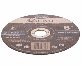 Kotouč řezný na kov, 150x1,6mm, GEKO PREMIUM