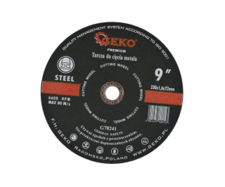 Kotouč řezný na kov, 230x1,6mm, GEKO PREMIUM