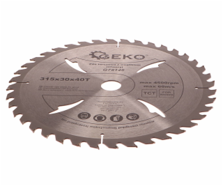 Kotouč pilový do dřeva, 315x30 mm, 40T, GEKO