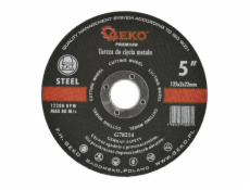 Kotouč řezný na kov, 125x1,6mm, GEKO PREMIUM