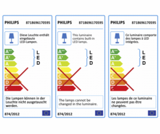 Philips Hue Econic LED Podstavec svetlo cierna