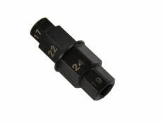 Rázová hlavice na kola, 4 rozměry, 17 / 19 / 22 / 24 mm, GEKO