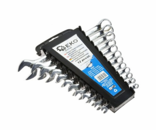 Sada klíčů očkoplochých, 12ks, 6-22mm, plast. držák, GEKO