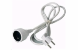 PREMIUMCORD Prodlužovací přívod 230V 2m, 1 zásuvka (M/F)