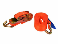 Popruh upínací s ERGO ráčnou a hákem, 4m/1T/25mm, GEKO