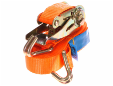 Popruh upínací s ERGO ráčnou a hákem, 6m/1T/25mm, GEKO