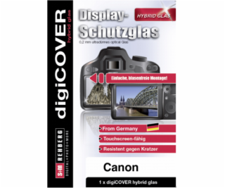 digiCOVER Hybrid Glas Display Schutz Canon EOS R