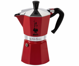 Bialetti Moka Express na 6 sálku červená