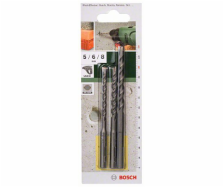 Sada vrtáků do betonu SDS-Quick O 5/6/8 - 3165140480741 B...