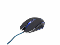 GEMBIRD myš MUSG-001-B optická, modro-černá, 2400 dpi, USB