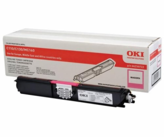 44250722 OKI Toner magenta pre C110/130n (2.500 stran) /M...