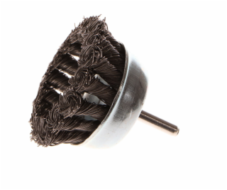 Kartáč hrnkový copánkový, 65mm, stopka 6mm, GKEO GEKO