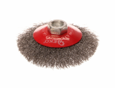 Kartáč hrnkový, vlnitý drát, 100mm, M14, GEKO