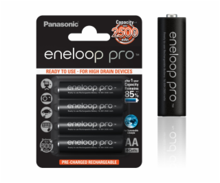 Panasonic Eneloop Pro AA NiMH 1,2V 2500mAh BL4