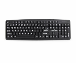 Esperanza EK129 FLORIDA klávesnica, USB, čierna