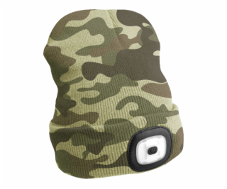 Čepice s čelovkou 45lm, nabíjecí, USB, univerzální veliko...